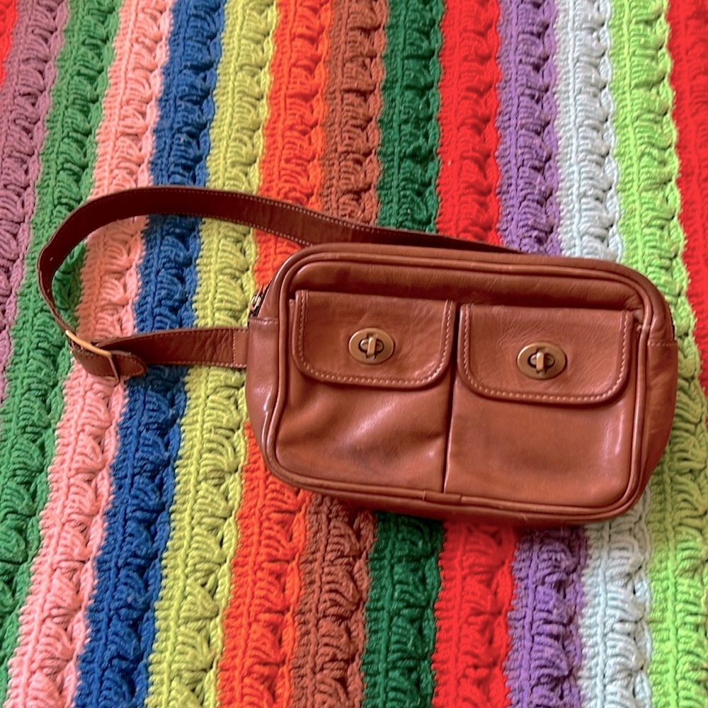 Rare Vintage Leather Coach Fanny Pack